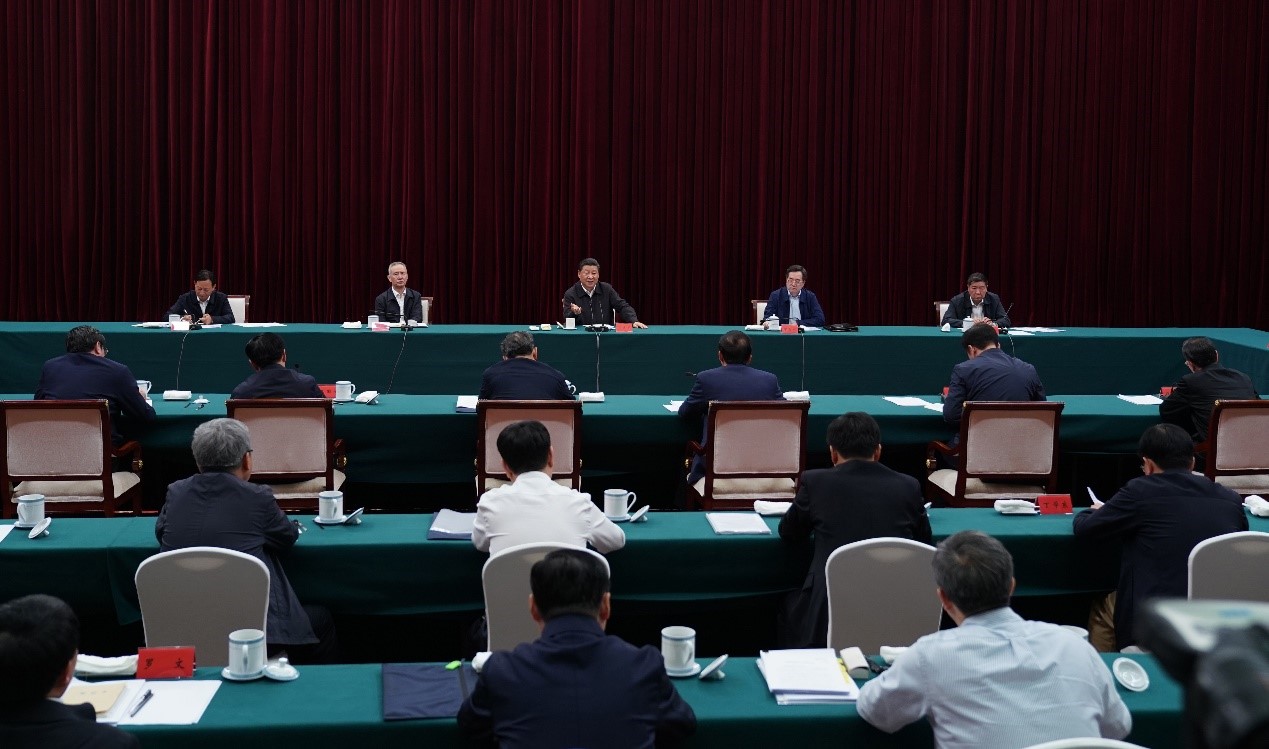 2019年5月20日至22日，中共中央總書記、國家主席、中央軍委主席習近平在江西考察，主持召開推動中部地區(qū)崛起工作座談會并發(fā)表重要講話。新華社記者 謝環(huán)馳 攝 